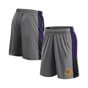 �t�@�i�e�B�N�X �����Y �J�W���A���p���c �{�g���X Men's Gray Phoenix Suns Practice Performance Shorts Gray