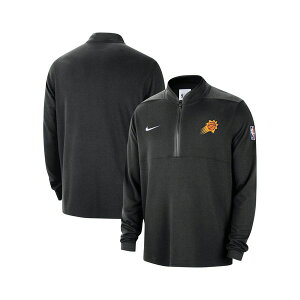 �i�C�L �����Y �p�[�J�[�E�X�E�F�b�g�V���c �A�E�^�[ Men's Black Phoenix Suns 2024/25 Courtside Performance Half-Zip Top Black