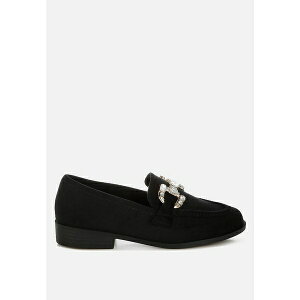 ���O �A���h �R�[ ���f�B�[�X �X���b�|���E���[�t�@�[ �V���[�Y Maestro Diamante Embellished Horsebit Loafers Black