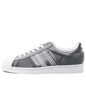 adidas �A�f�B�_�X �����Y �X�j�[�J�[ �yadidas originals Superstar Fashion Casual Skate Shoes Unisex Gray Silver FX7780�z �T�C�Y US_8.5(26.5cm)