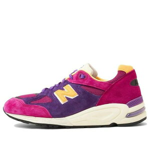 New Balance �j���[�o�����X �����Y �X�j�[�J�[ �yNew Balance Teddy Santis x 990v2 Made in USA 'Purple Yellow' M990PY2�z �T�C�Y US_5(23.0cm)