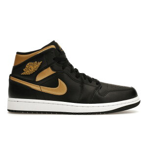 Jordan W[_ Y Xj[J[ yJordan 1 Mid Black Metallic Goldz TCY US_10(28.0cm) Black/White/Metallic Gold