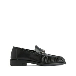 �W���[�b�y�U�m�b�e�B �����Y �X���b�|���E���[�t�@�[ �V���[�Y Weeston chain leather loafers Black