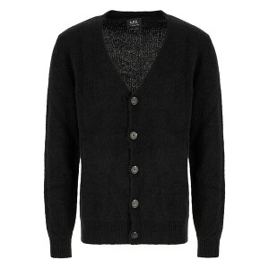 �A�[�y�[�Z�[ �����Y �J�[�f�B�K�� �A�E�^�[ V-neck cardigan Black