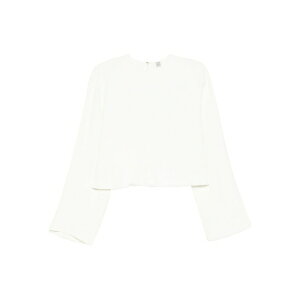 �g�[�e�� ���f�B�[�X �V���c �g�b�v�X Raw-hem blouse White