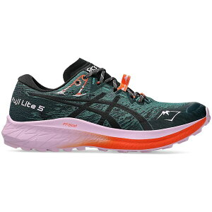 ASICS �A�V�b�N�X ���f�B�[�X �X�j�[�J�[ �yASICS Fuji Lite 5 Rainy Lake Black (Women's)�z �T�C�Y US_6(23.0cm) Rainy Lake/Black