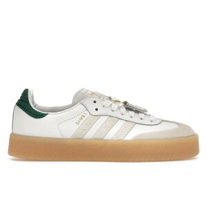 adidas �A�f�B�_�X ���f�B�[�X �X�j�[�J�[ �yadidas Sambae Off White Aluminum Green (Women's)�z �T�C�Y US_5(22.0cm) Off White/Aluminium/Gold Metallic