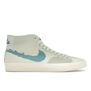 Nike �i�C�L �����Y �X�j�[�J�[ �yNike SB Blazer Court Mid PRM Barely Green�z �T�C�Y US_8.5(26.5cm) Barely Green/Barely Green-Sail-Boarder Blue