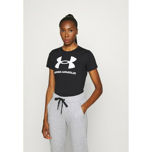 A_[A[}[ fB[X tBbglX X|[c STYLE LOGO - Sports T-shirt - black