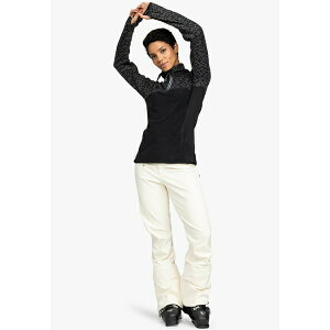 LV[ fB[X p[J[EXEFbgVc AE^[ SAYNA HALF ZIP - Fleece jumper - true black roxygram tonal