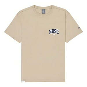 New Balance j[oX Y Xj[J[ yNew Balance Small NBSC Graphic T-Shirt 'Beige Navy' AMT42331-SOTz TCY US_M_XL