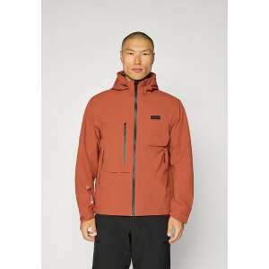 ACXs[N Y WPbgu] AE^[ BRANDT - Waterproof jacket - rust