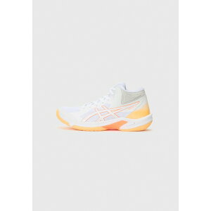 AVbNX fB[X tBbglX X|[c BEYOND MT - Volleyball shoes - white/vivid coral
