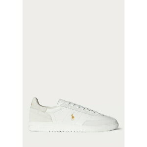 ラルフローレン メンズ スニーカー シューズ BEDFORD LEATHER-SUEDE SNEAKER UNISEX - Trainers - bianco/deckash white