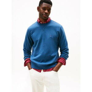 トミー ヒルフィガー メンズ パーカー・スウェットシャツ アウター SEASONAL CREW NECK - Sweatshirt - aegean sea