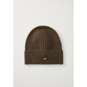 g~[ qtBK[ fB[X Xq ANZT[ CABLE FLAG BEANIE - Beanie - legacy brown melange