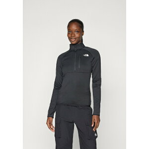 ノースフェイス レディース パーカー・スウェットシャツ アウター METEORA 1/4 ZIP - Sweatshirt - black