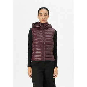 g~[ qtBK[ fB[X WPbgu] AE^[ PADDED SLIM VEST - Waistcoat - deep burgundy