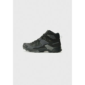 �T������ �����Y �n�C�L���O �X�|�[�c X ULTRA 5 MID GTX - Hiking shoes - black/asphalt/castlerock