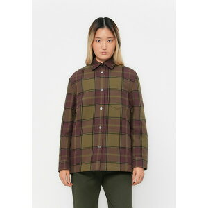 Ryn[Q X^WI fB[X WPbgu] AE^[ PADDED OVERSHIRT - Light jacket - olive/burgundy