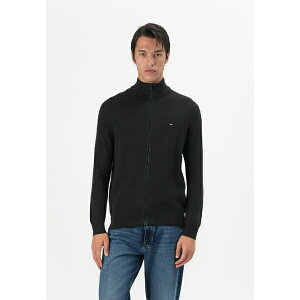 �g�~�[ �q���t�B�K�[ �����Y �j�b�g&�Z�[�^�[ �A�E�^�[ ESSENTIAL ZIP THRU - Cardigan - black