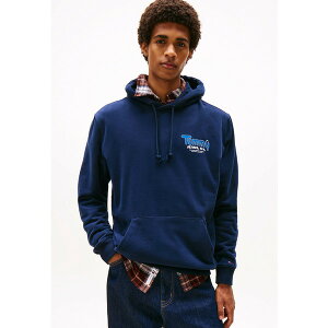 g~[qtBK[ Y p[J[EXEFbgVc AE^[ FONT PLAY HOODIE - Sweatshirt - dark night navy