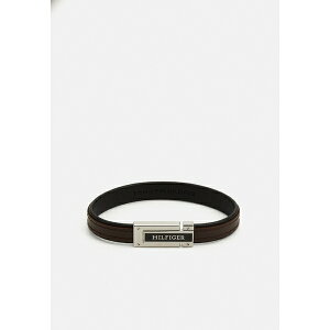 g~[ qtBK[ Y uXbgEoOEANbg ANZT[ FLAT - Bracelet - silver-coloured/black/brown