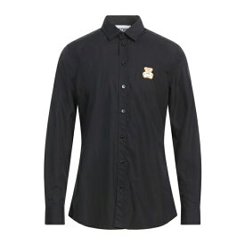 【送料無料】 モスキーノ メンズ シャツ トップス Shirts Black
