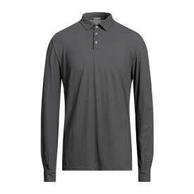 【送料無料】 ザノーネ メンズ ポロシャツ トップス Polo shirts Grey