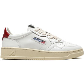 Autry オートリー メンズ スニーカー 【Autry Medalist Leather Low】 サイズ EU_41(26.0cm) White Red