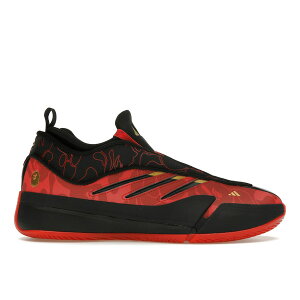 adidas �A�f�B�_�X �����Y �X�j�[�J�[ �yadidas Dame 9 Bape Black Red�z �T�C�Y US_9(27.0cm) Core Black/Core Black/Core Black