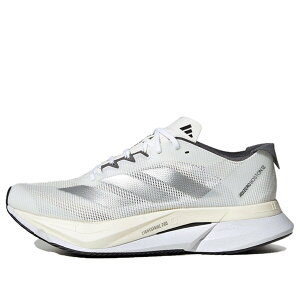 adidas �A�f�B�_�X ���f�B�[�X �X�j�[�J�[ �y(WMNS) adidas Adizero Boston 12 'Cloud White Silver Metallic Grey Five' ID6899�z �T�C�Y US_8(25.0cm)