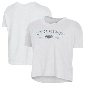オルタナティヴ アパレル レディース Tシャツ トップス Florida Atlantic Owls Alternative Apparel Women's Retro Jersey Headliner Cropped TShirt White
