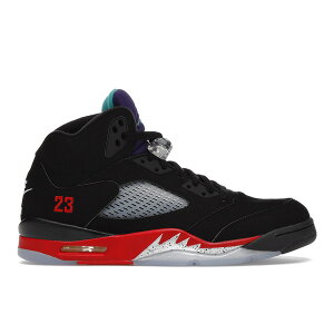 Jordan �W���[�_�� �����Y �X�j�[�J�[ �yJordan 5 Retro Top 3�z �T�C�Y US_8.5(26.5cm) Black/Fire Red-Grape Ice-New Emerald