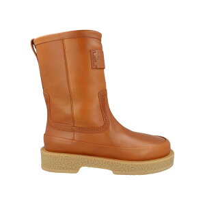 Ferragamo tFK Y Xj[J[ yFerragamo Ferdi Leather Boots Beige Brownz TCY US_8(26.0cm) Beige Brown