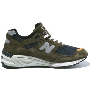 New Balance �j���[�o�����X �����Y �X�j�[�J�[ �yNew Balance 990v2 Madness Olive�z �T�C�Y US_5.5(23.5cm) Olive