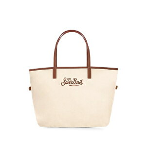 �G���V�[�c�[�Z�C���g�o�[�X ���f�B�[�X �g�[�g�o�b�O �o�b�O Saint barth logo-embroidered tote bag Neutrals