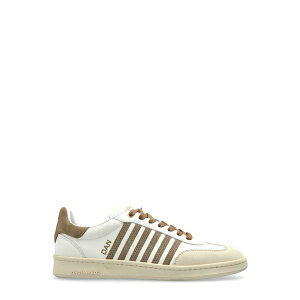 ディースクエアード メンズ スニーカー シューズ Boxer Lace-up Sneakers BIANCO