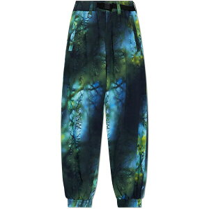 ���C�X���[ �����Y �J�W���A���p���c �{�g���X Aop ripstop trousers Blue