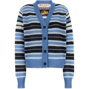 �}���j ���f�B�[�X �J�[�f�B�K�� �A�E�^�[ Mohair cardigan Blue