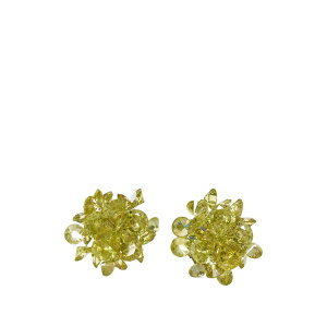 ���N�T���k�E�A�X���� ���f�B�[�X �s�A�X���C�������O �A�N�Z�T���[ Cubic cluster earrings Green