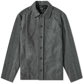 アーペーセー メンズ ジャケット＆ブルゾン アウター A.P.C. Jasper Wool Overshirt Grey
