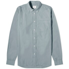 ノースプロジェクト メンズ シャツ トップス Norse Projects Anton Light Twill Button Down Shirt Blue