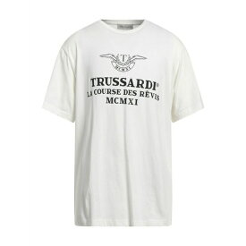 【送料無料】 トラサルディ メンズ Tシャツ トップス T-shirts White
