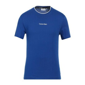 【送料無料】 カルバンクライン メンズ Tシャツ トップス T-shirts Blue