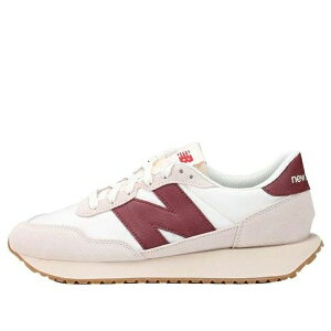 New Balance �j���[�o�����X �����Y �X�j�[�J�[ �yNew Balance 237 'White Burgundy' MS237SB�z �T�C�Y US_10(28.0cm)
