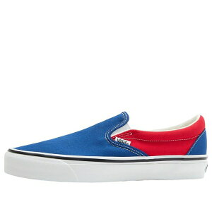 Vans �o���Y �����Y �X�j�[�J�[ �yVans Engineered Garments OTW Classic Slip-On 98 'Racing Red True Blue' VN000EBPZ11�z �T�C�Y US_7(25.0cm)