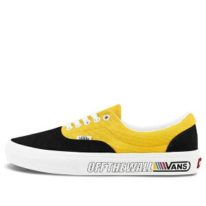 Vans �o���Y �����Y �X�j�[�J�[ �yVans Era Retro Casual Skate Shoes Unisex Black Yellow Splicing 'Black Yellow' VN0A4U39264�z �T�C�Y US_7(25.0cm)
