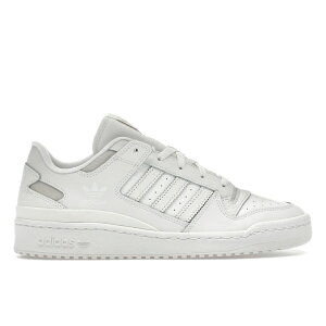 adidas �A�f�B�_�X �����Y �X�j�[�J�[ �yadidas Forum Low CL Core White Cloud White Grey�z �T�C�Y US_M_13.5 Core White/Cloud White/Grey One