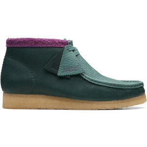 Clarks N[NX Y Xj[J[ yClarks Originals Wallabee Boot Green Combinationz TCY US_8(26.0cm) Green